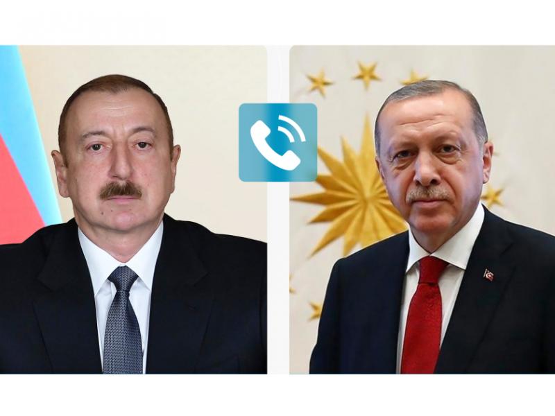 President Ilham Aliyev calls President Recep Tayyip Erdoğan