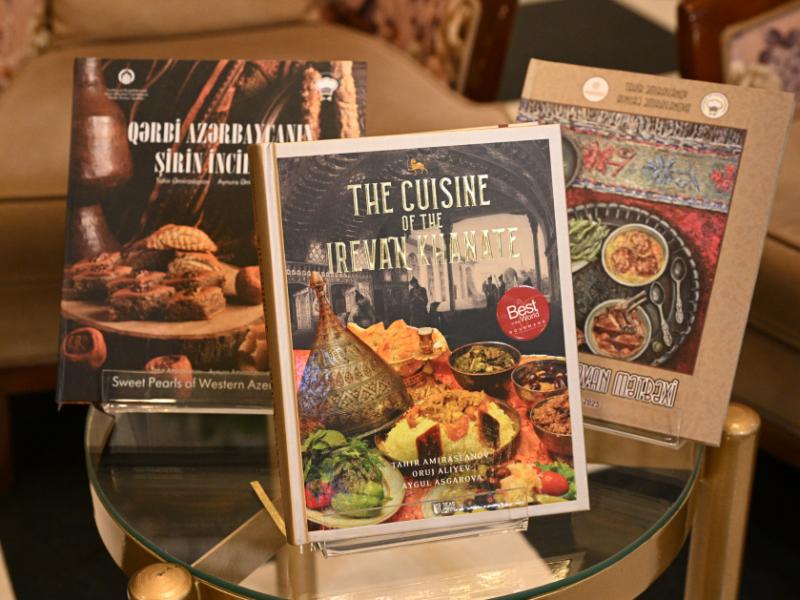 Bakı Kitab Mərkəzində “İrəvan xanlığının bölgə mətbəxi” kitabının ingiliscə nəşri təqdim olunub
