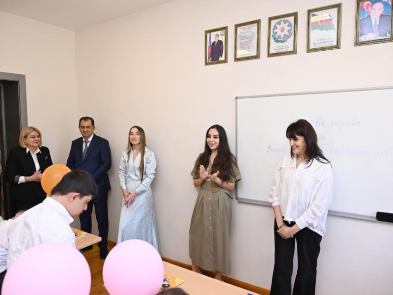 Vice-President of Heydar Aliyev Foundation Leyla Aliyeva visits boarding school in Lankaran