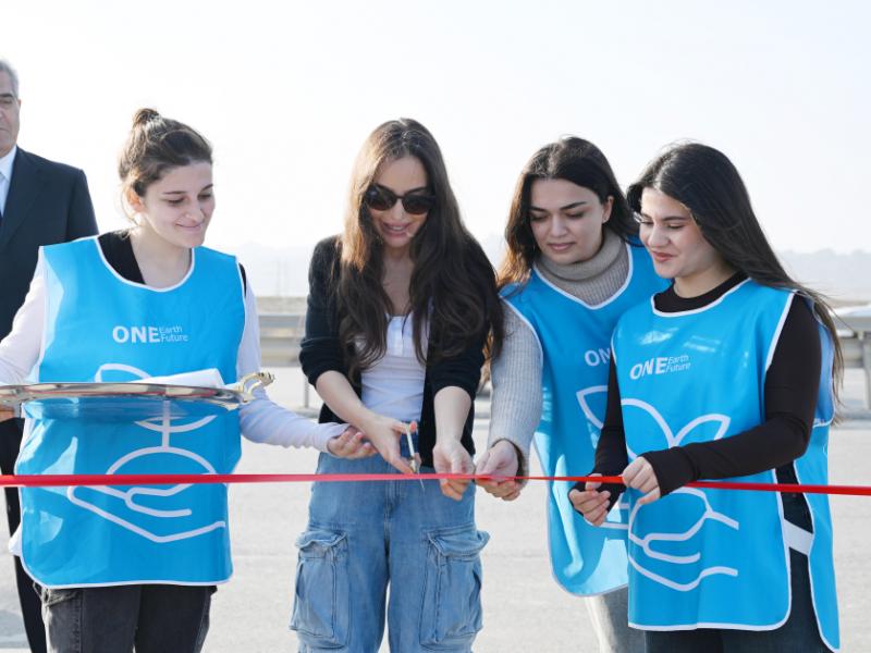 Vice-President of Heydar Aliyev Foundation Leyla Aliyeva attends inauguration of new park in Garadagh