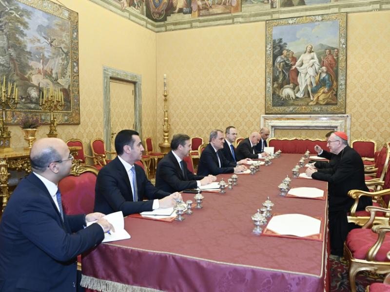 Azerbaijan’s Foreign Minister meets with Secretary of State of Holy See in Vatican