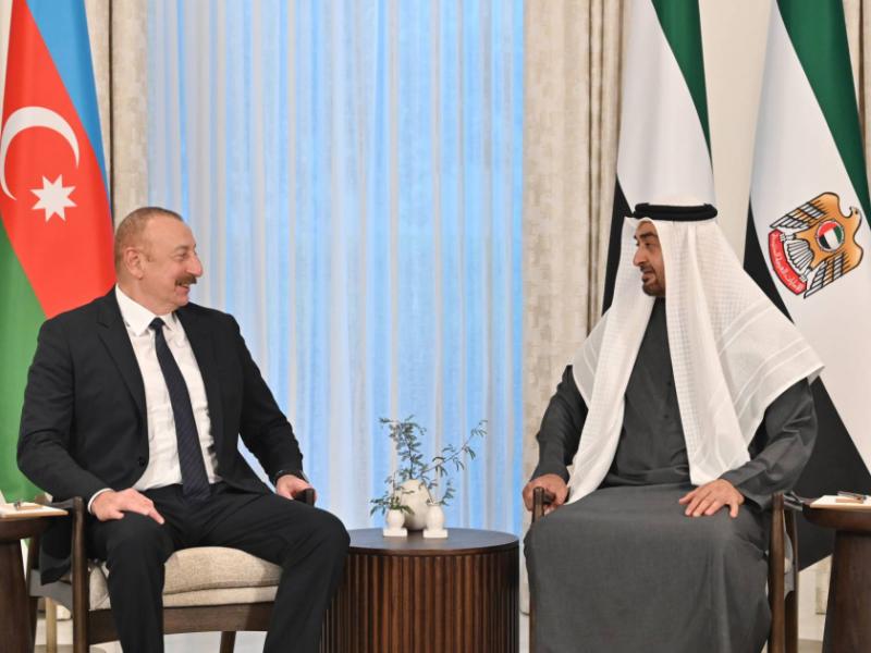 Президент Ильхам Алиев: Сотрудничество между Азербайджаном и Объединенными Арабскими Эмиратами имеет обширную повестку