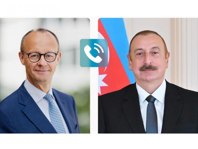 German Chancellor makes phone call to President Ilham Aliyev