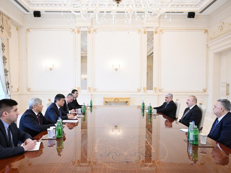 President Ilham Aliyev received delegation from Kyrgyzstan