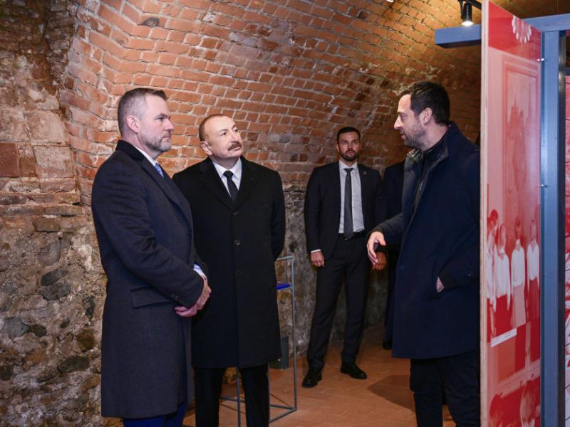 Presidents of Azerbaijan and Slovakia visited Devin Castle in Bratislava