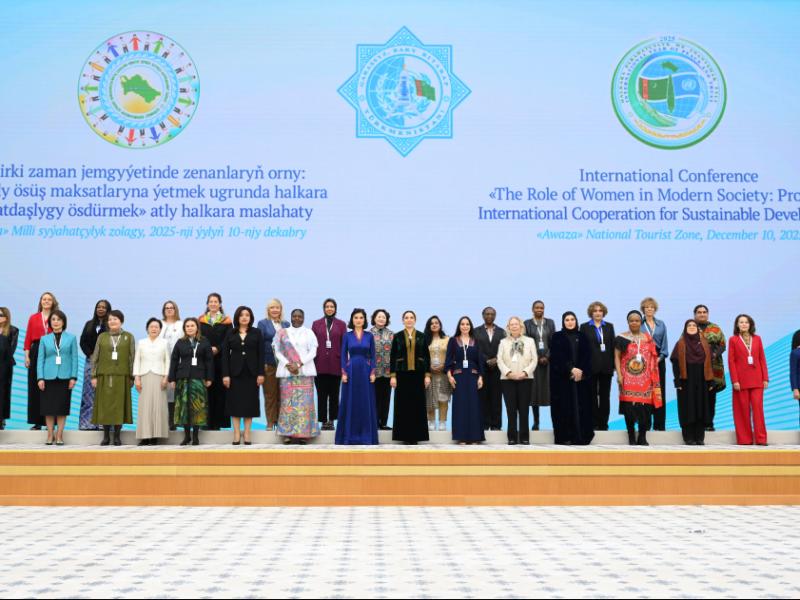 Leyla Aliyeva participates in international conference in Turkmenistan