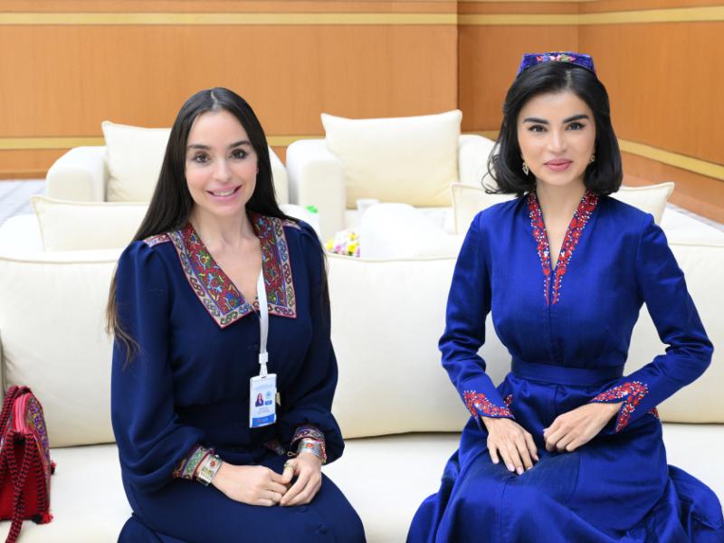 Leyla Əliyeva Özbəkistan Respublikası Prezidenti Administrasiyasının rəhbəri ilə görüşüb