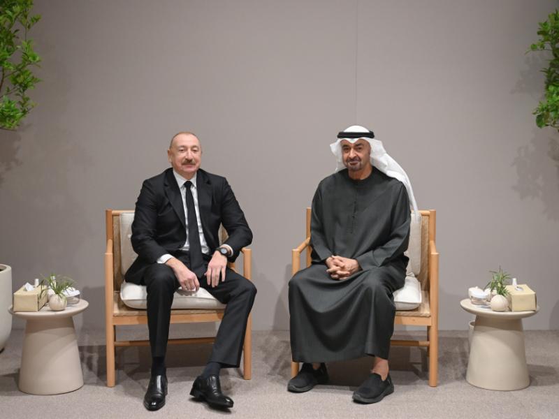President of Azerbaijan Ilham Aliyev met with President of United Arab Emirates in Abu Dhabi