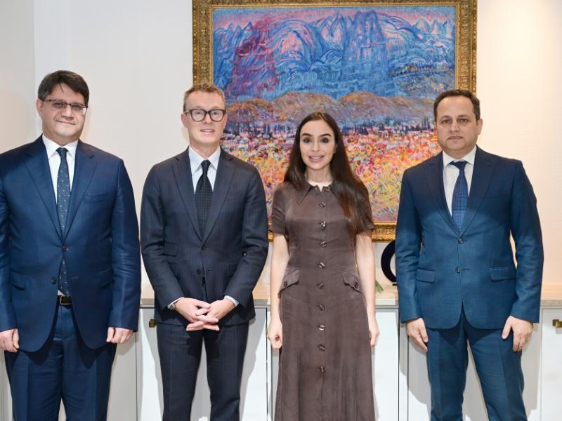Leyla Əliyeva ÜST-nin Avropa üzrə Regional Ofisinin xüsusi nümayəndəsi ilə görüşüb