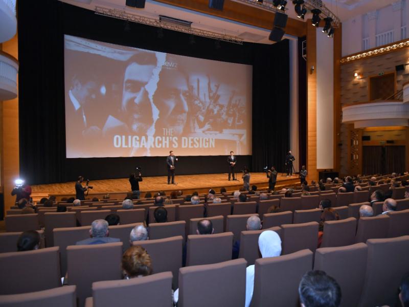 Nizami Kino Mərkəzində “The Oligarch’s Design” sənədli filminin nümayişi olub