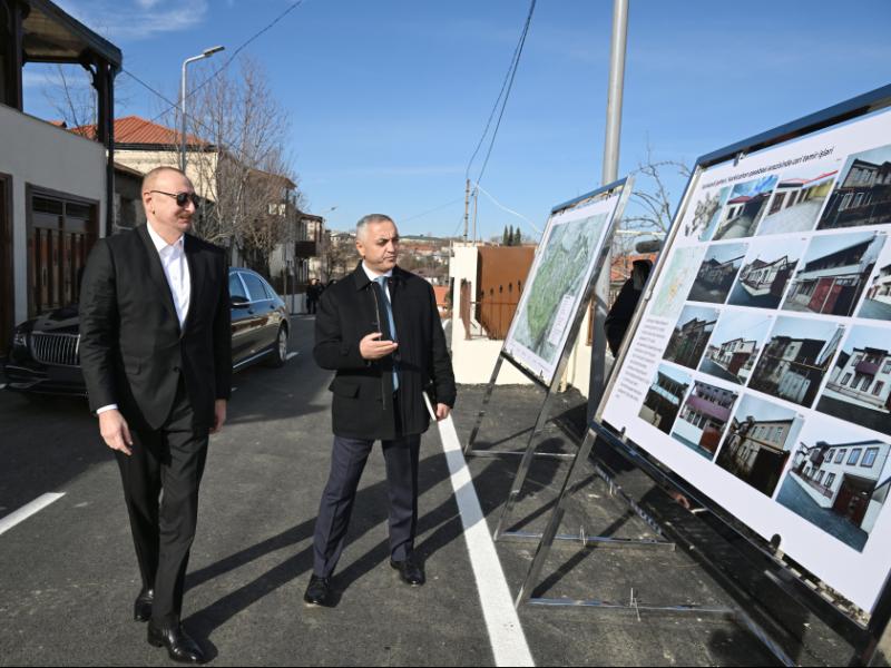 President Ilham Aliyev visited Karkijahan settlement in Khankendi