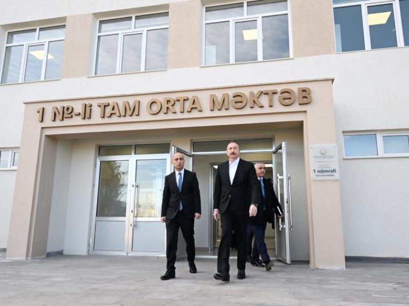 Kərkicahan qəsəbə 1 nömrəli tam orta məktəbin binası əsaslı təmirdən sonra istifadəyə verilib