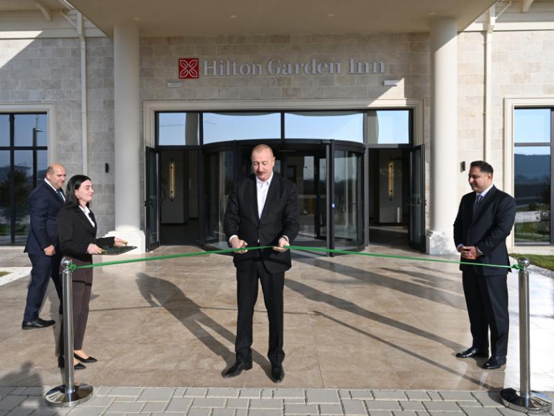 Hilton Garden Inn Aghdam inaugurated in Aghdam city