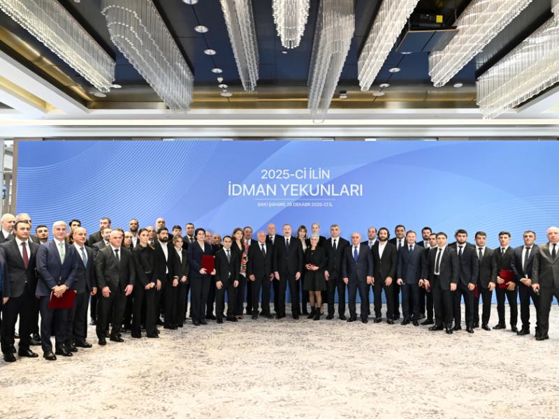 President Ilham Aliyev attended ceremony dedicated to 2025 sports results
