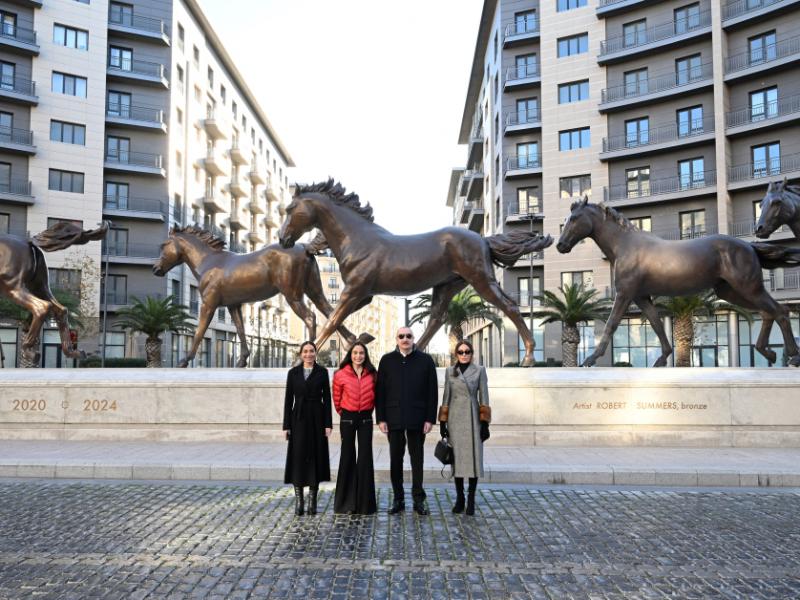 Prezident İlham Əliyev “Bakı Ağ Şəhər”də olub
