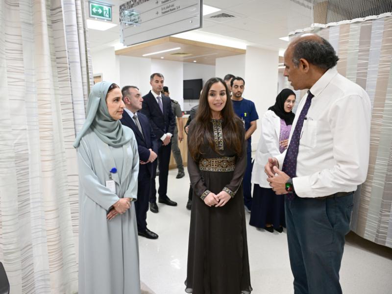 Leyla Aliyeva visits Sultan Qaboos Comprehensive Cancer Care and Research Center in Muscat