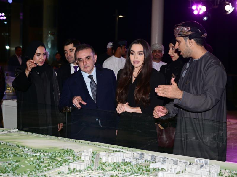 Leyla Aliyeva familiarizes with projects implemented by Oman Tourism Development Company in Muscat