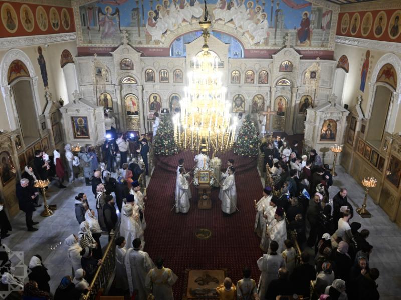 Azərbaycanın pravoslav icması İsa Məsihin mövludu gününü qeyd edir
