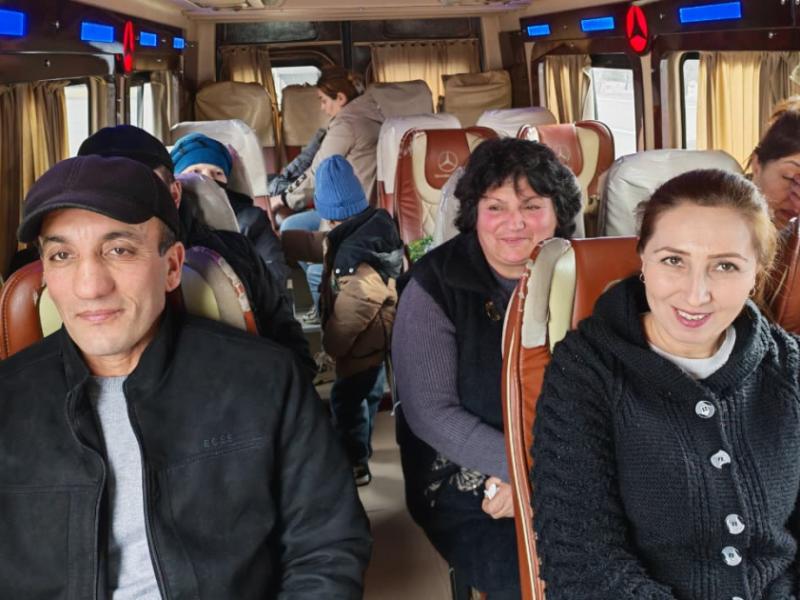 Ağdərənin Aşağı Oratağ, Heyvalı, Çapar və Çıldıran kəndlərinə ilk köç karvanı yola salınıb