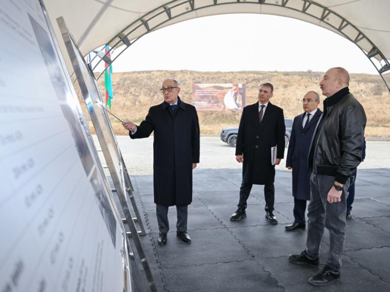 Ağdərənin Canyataq kəndində “Dəmirli” Filiz Emalı Kompleksinin fəaliyyəti ilə tanışlıq