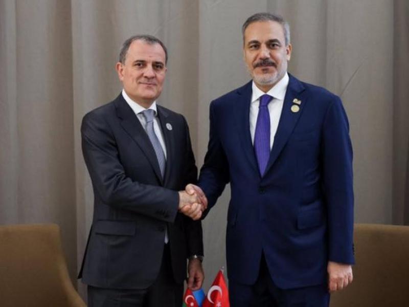 Azerbaijani, Turkish FMs discuss regional security