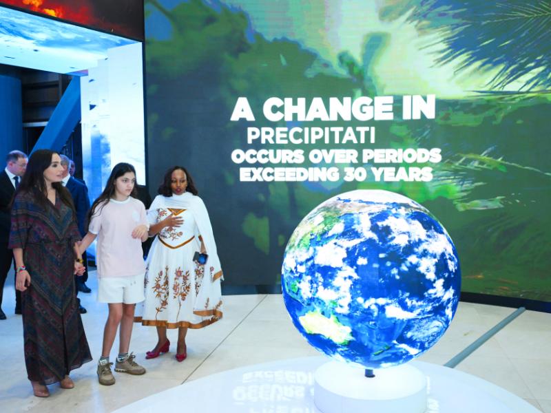 Leyla Aliyeva visits Ethiopian Science Museum