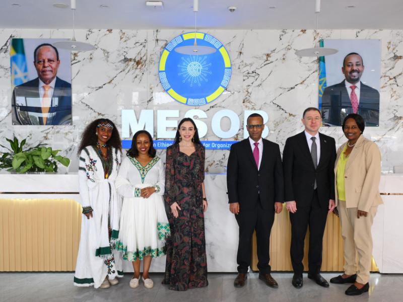 Leyla Aliyeva visits MESOB One-Stop Service Center in Ethiopia