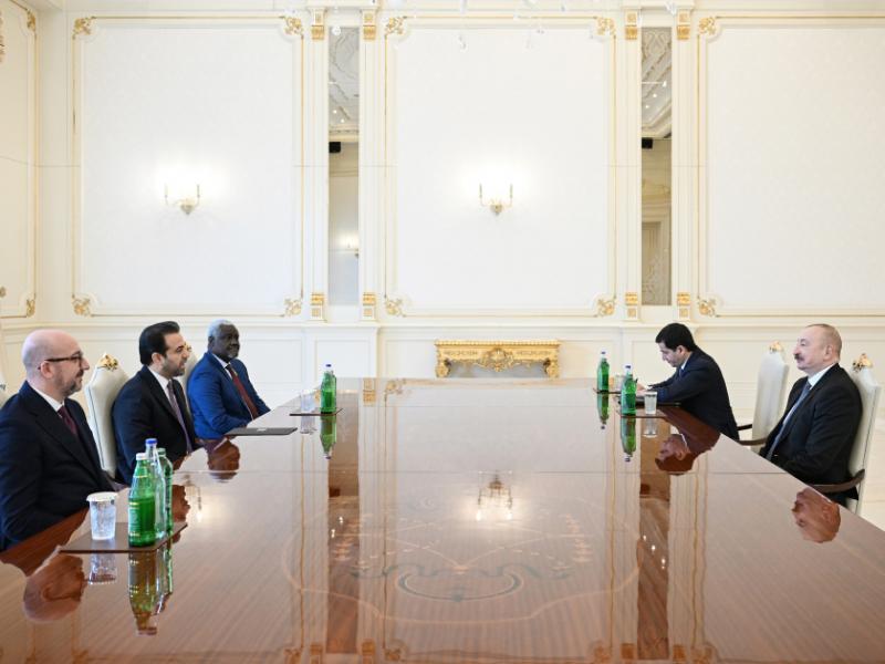 President Ilham Aliyev received delegation of the Zayed Award for Human Fraternity