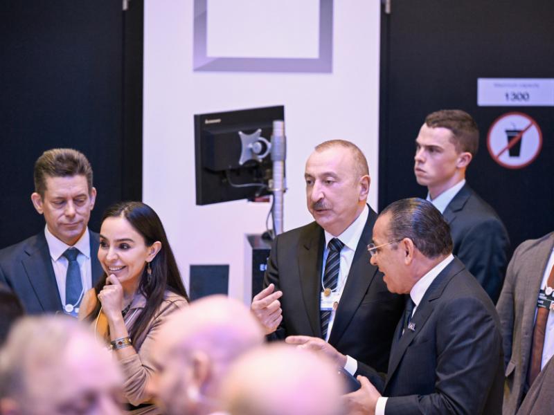 President Ilham Aliyev participated in panel session as part of World Economic Forum 