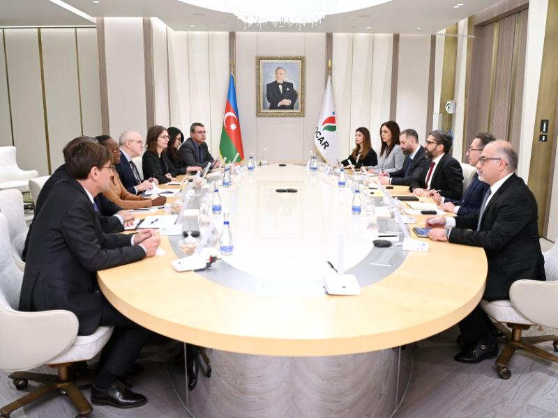 SOCAR-ın prezidenti Dünya Bankının Avropa və Mərkəzi Asiya regionunda infrastruktur üzrə direktoru ilə görüşüb