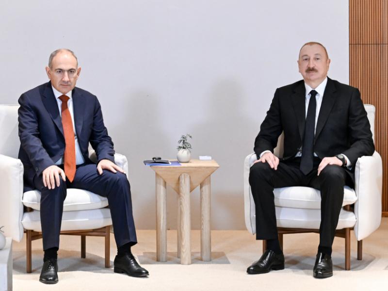 President of Azerbaijan Ilham Aliyev held expanded meeting with Prime Minister of Armenia in Abu Dhabi
