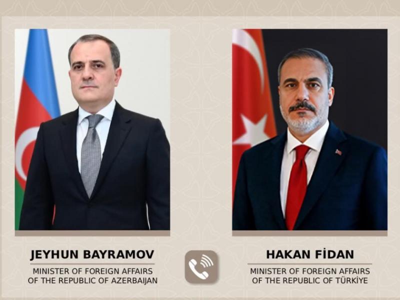 Foreign Ministers of Azerbaijan and Turkiye hold telephone conversation