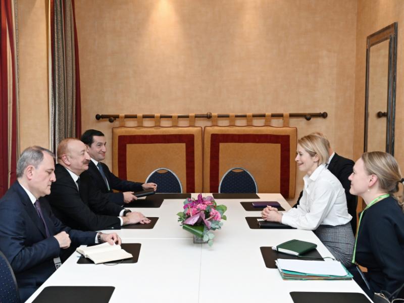 President Ilham Aliyev met with EU High Representative for Foreign Affairs and Security Policy in Munich