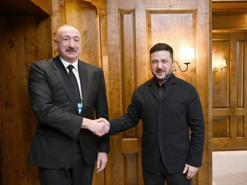 President Ilham Aliyev met with Ukrainian President Volodymyr Zelenskyy in Munich