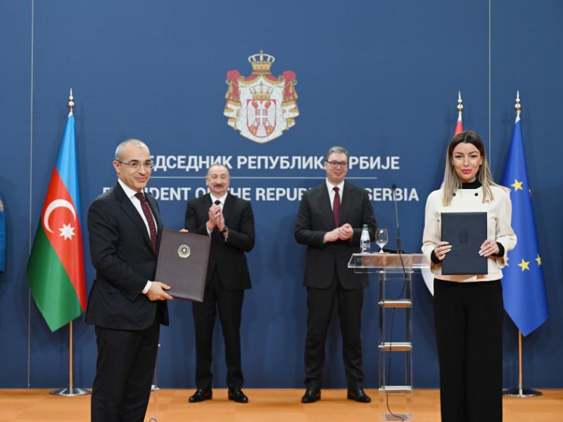 Azerbaijan-Serbia documents exchanged