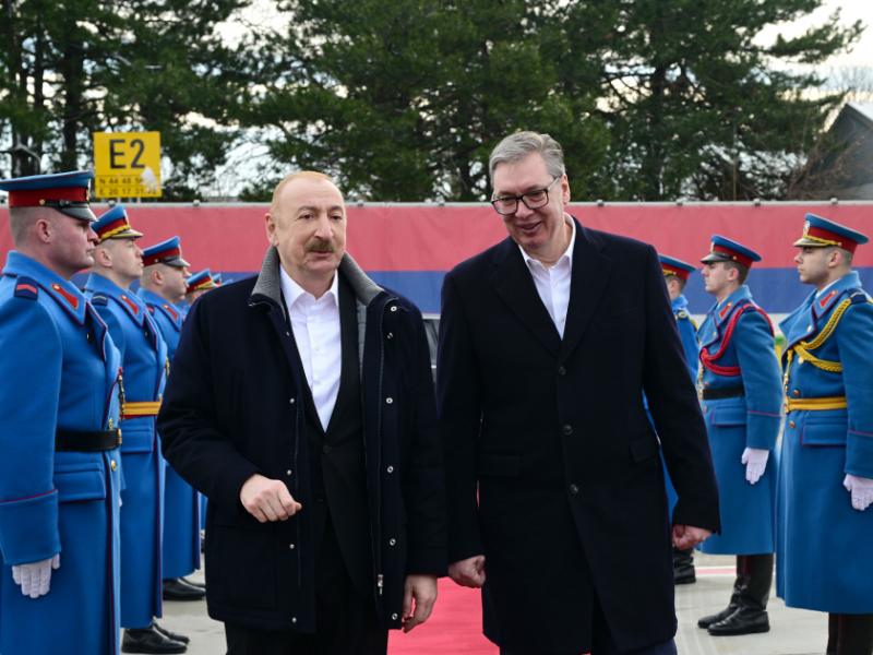 Завершился визит Президента Ильхама Алиева в Сербию