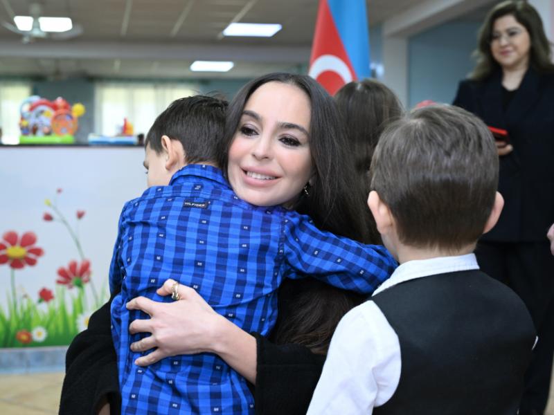 Leyla Əliyeva Tiranada “Hannah və Rosafa” uşaq evini və 