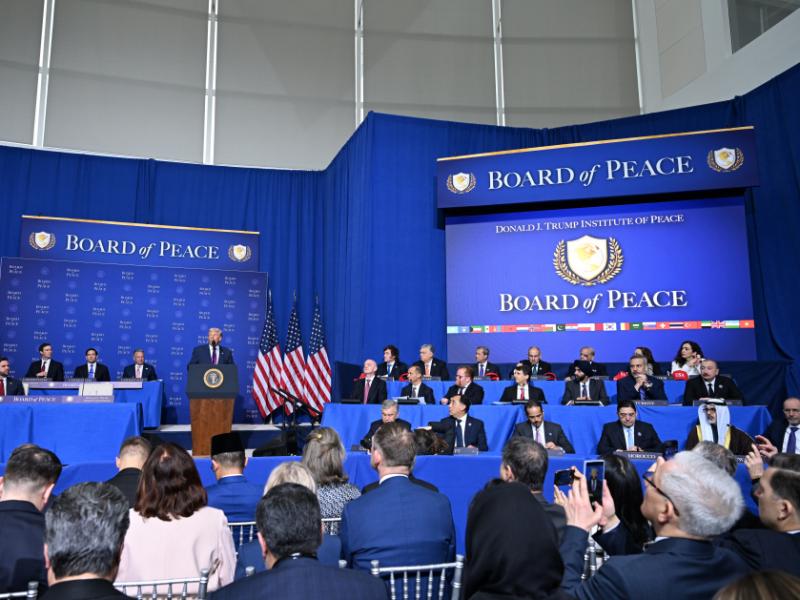 Prezident İlham Əliyev Vaşinqtonda Sülh Şurasının ilk iclasında iştirak edir