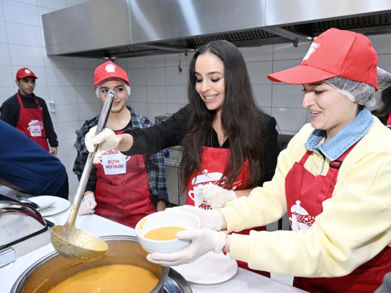 Leyla Aliyeva attends Iftar in Guba