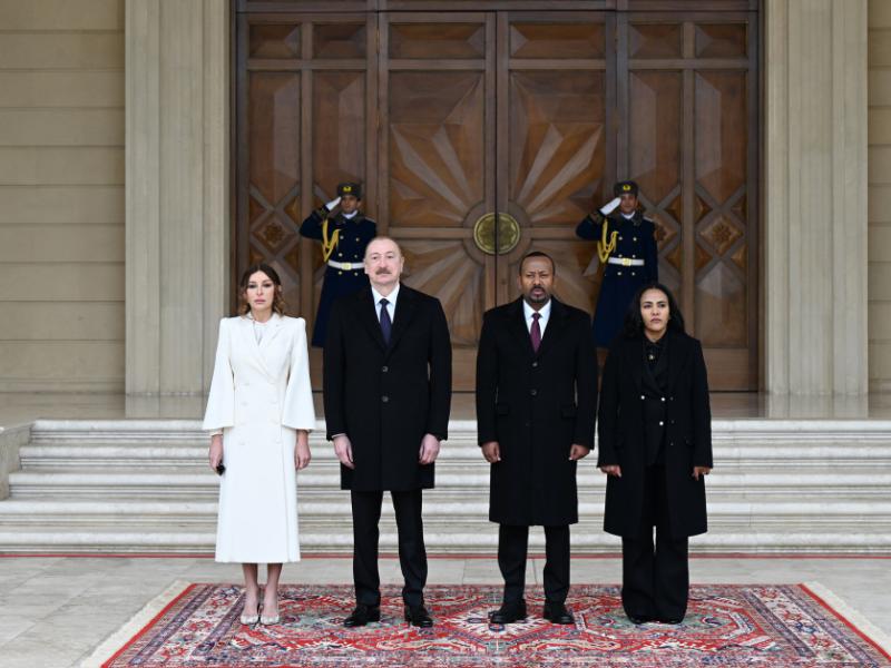 Official welcome ceremony was held for Prime Minister of Ethiopia