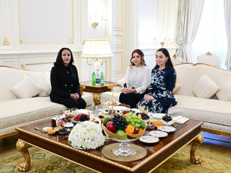 First Ladies of Azerbaijan and Ethiopia met in Baku
