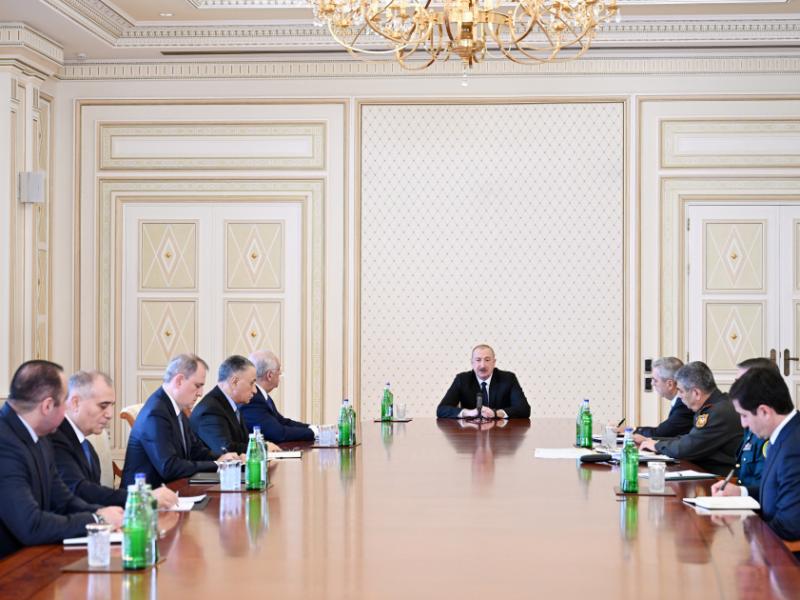 President Ilham Aliyev chaired meeting of Security Council