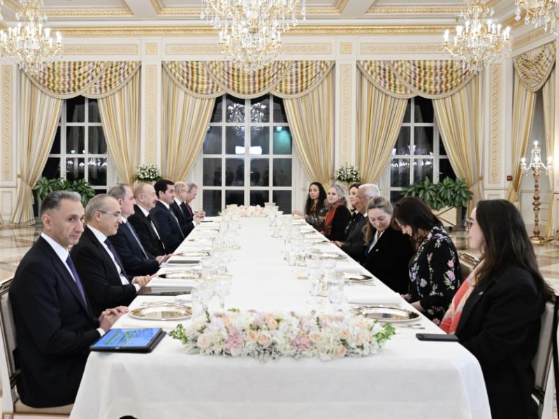 President Ilham Aliyev held expanded meeting with President of European Council during official luncheon