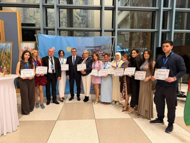 Exhibition of young Azerbaijani artists on Novruz holiday opens at UN headquarters