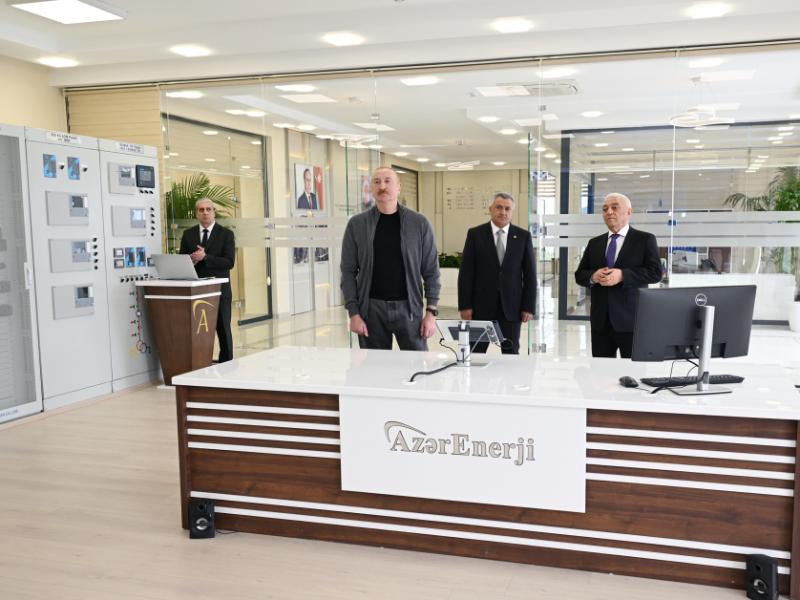 Prezident İlham Əliyev “Abşeron” Batareya Enerji Saxlanc Mərkəzinin açılışında iştirak edib