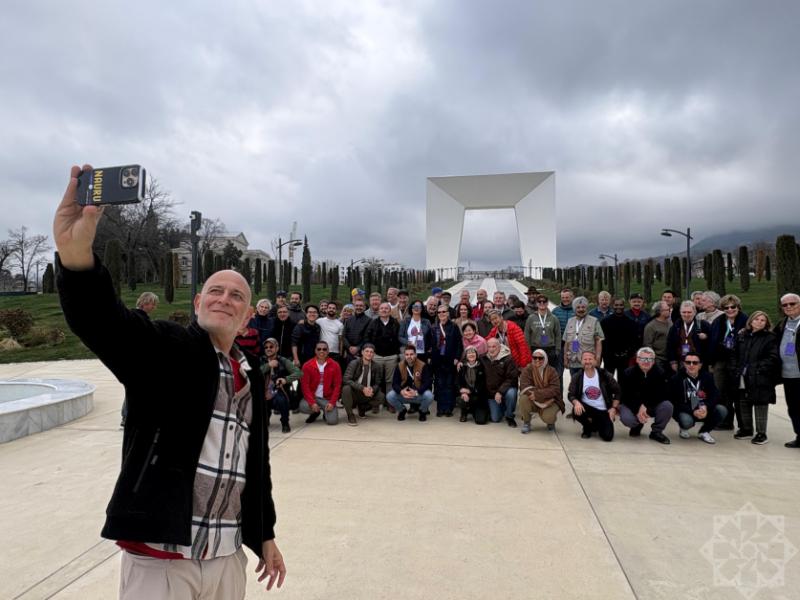 World travelers visit Khankendi