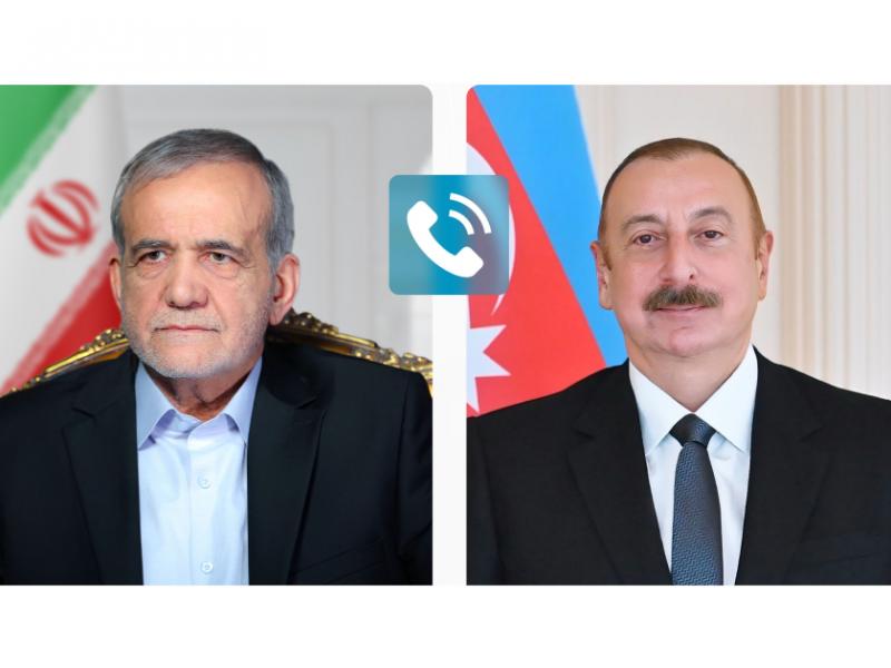 Məsud Pezeşkian Prezident İlham Əliyevə zəng edib