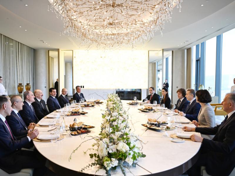 Luncheon held in honor of the President of the Republic of Azerbaijan