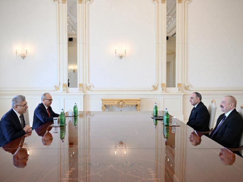 Prezident İlham Əliyev Türkiyə Ali Məhkəməsinin Baş prokurorunu qəbul edib