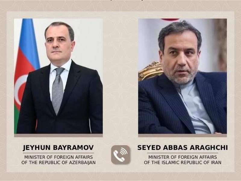 Azərbaycanın xarici işlər naziri iranlı həmkarı ilə telefon danışığında atəşkəsi alqışlayıb